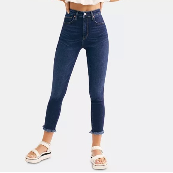 Free People Denim - NWT Free People Raw High Rise Ankle Jegging Size 27 & 28